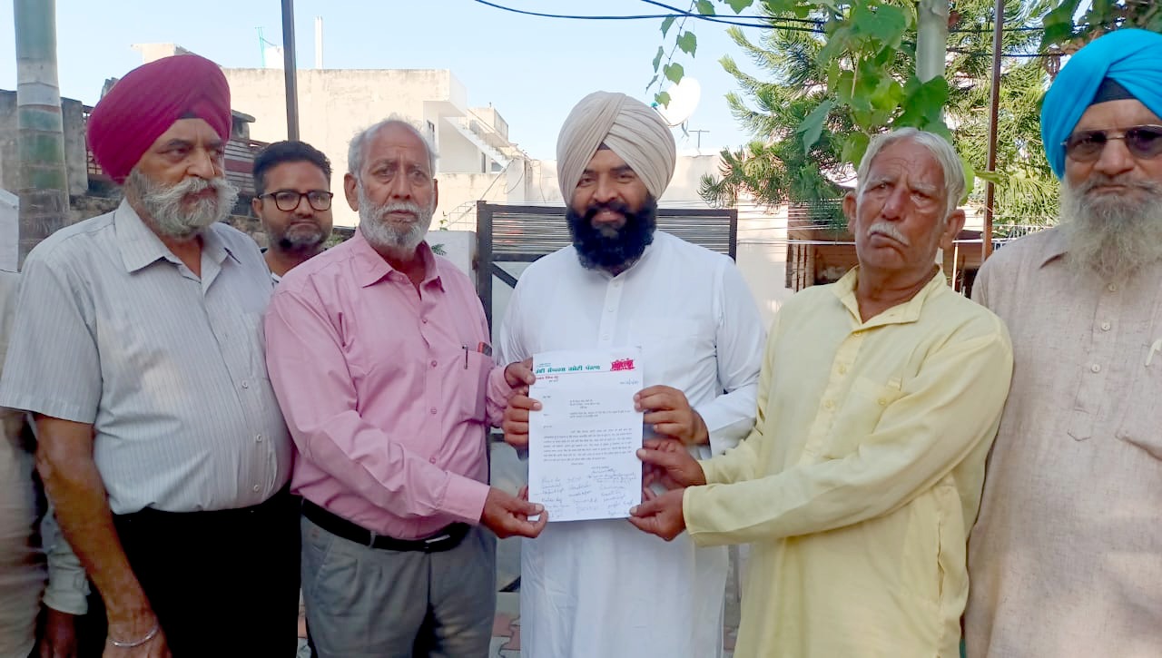 Kandhi Sangharsh Committee has given a demand letter to the Deputy Speaker Punjab to remove the dry trees standing on the roads