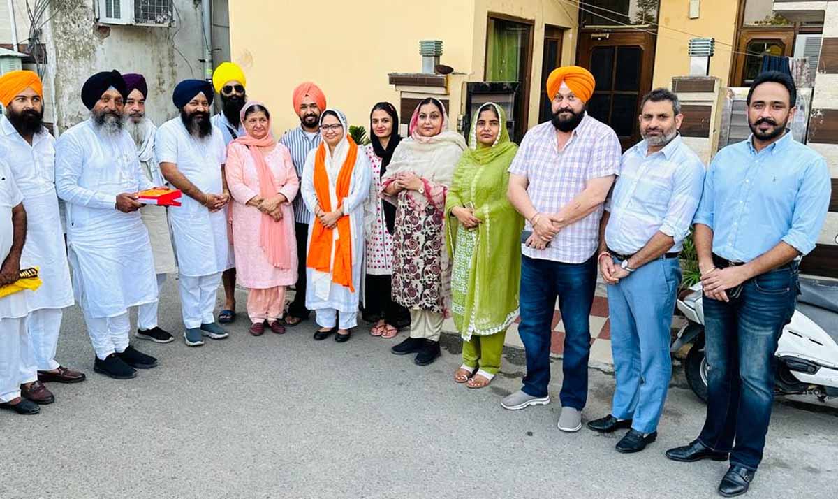 Tarandeep Kaur, who passed the PCS judicial examination, was awarded