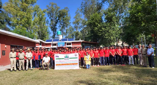 Three-day repetition training camp started at Home Defense Training Center Mubarikpur