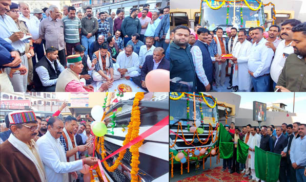 The journey to Khatushyam became easier through HRTC bus service.