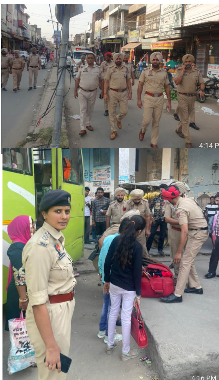 District Patiala police vigilant to maintain peace in view of the upcoming festivals