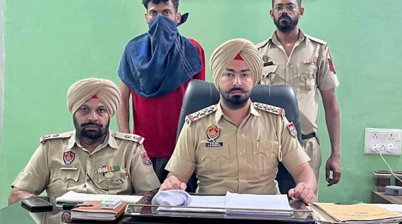 Balongi police arrested a person with 10 grams of narcotic chitta drug