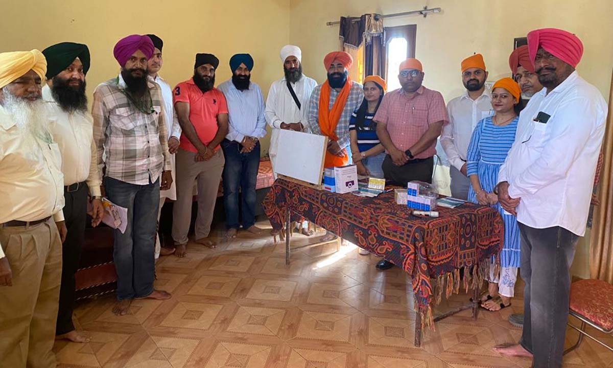 19th annual religious event organized free eye check-up camp at village Dubali tomorrow