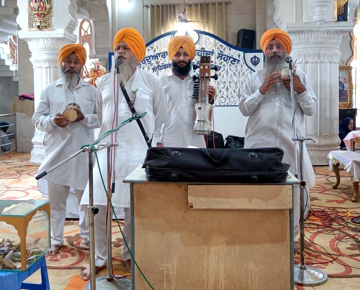 Organized Mahan Jag and religious function on completion of 54th series at Gurdwara Singh Shaheedah Sohana