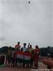 Kites were flown on the occasion of Independence Day at Sector 42 Lake, Chandigarh