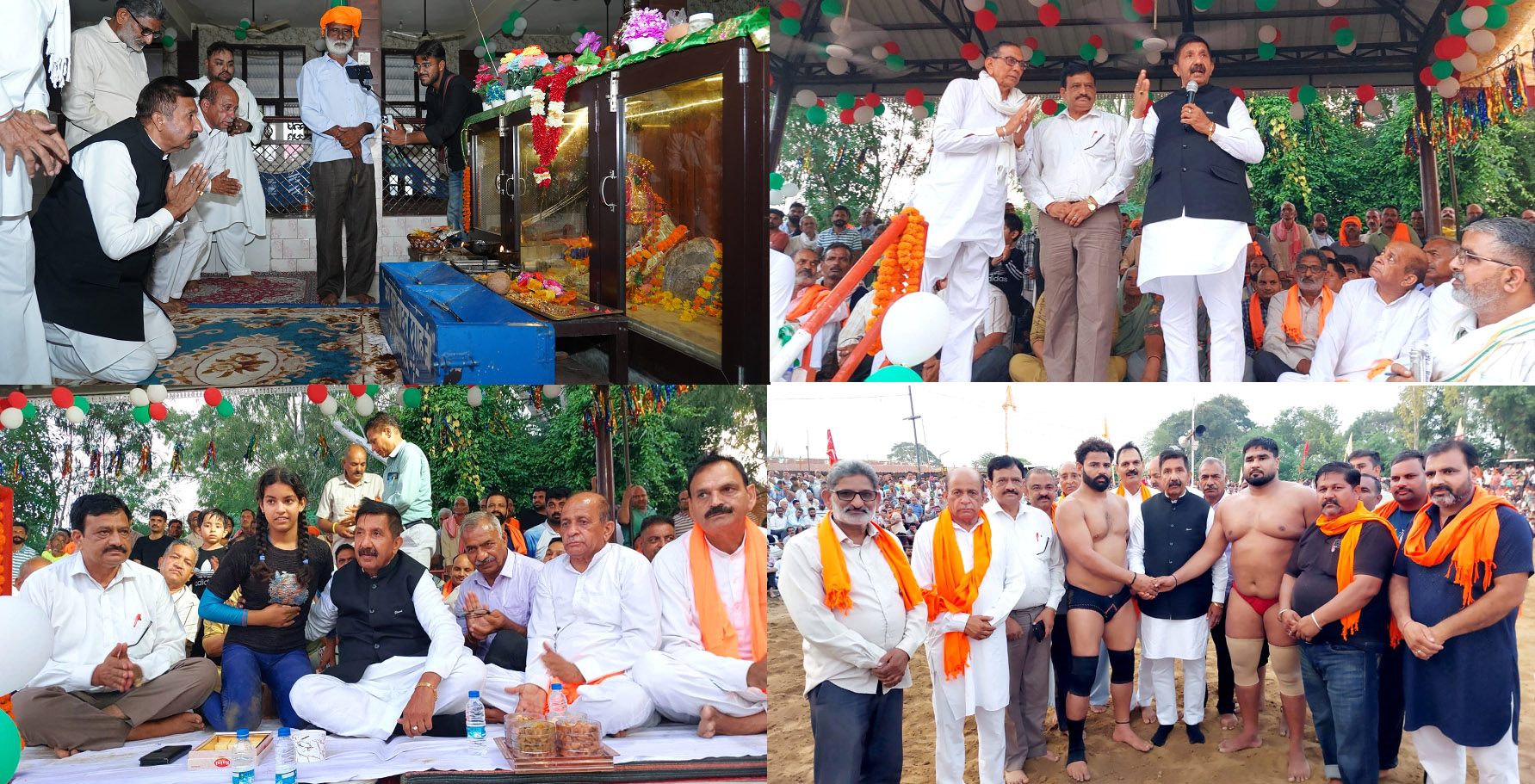 Rs 25 Lakh for Development of Baba Bodal Shah Temple Wrestling Ground: Mukesh Agnihotri