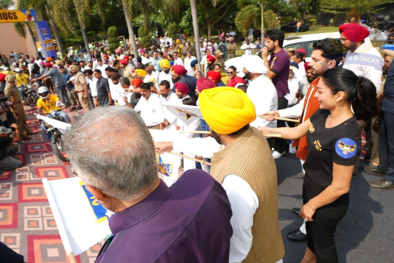 Bhagwant Singh Mann Flags Off Bike Rally to Take ‘Yudh Nashian Virudh’ Campaign into Decisive Phase
