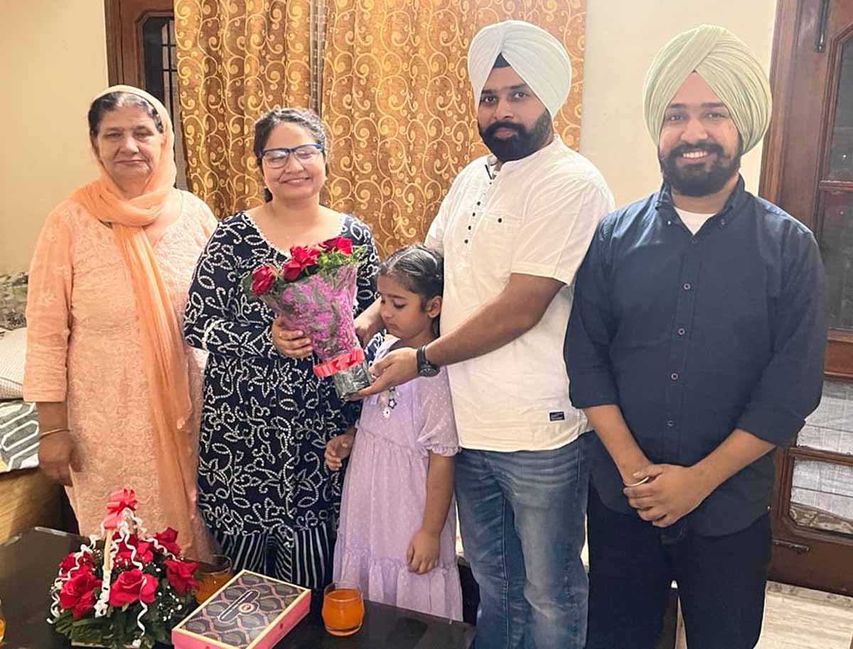 ਫੇਜ਼ 10 ਦੀ ਵਸਨੀਕ ਤਰਨਦੀਪ ਕੌਰ ਨੇ ਜੱਜ ਬਣ ਕੇ ਪਰਿਵਾਰ ਦਾ ਨਾਮ ਰੌਸ਼ਨ ਕੀਤਾ
