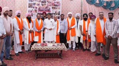 Sports and exercise are essential for a healthy person: Manish Tiwari gave a grant of Rs 3 lakh to establish an open air gym in village Bhajauli.