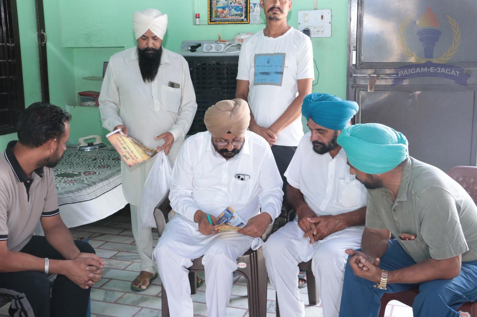 Dalvir Singh Dhillon Goes Door-to-Door in Village Mullowal Under ‘Mann De Munafe’ Campaign