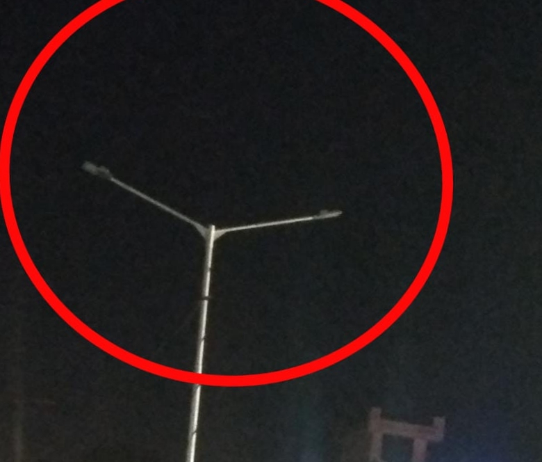 more than a dozen Street lights remain closed installed in Garhshankar city, administration kept silence