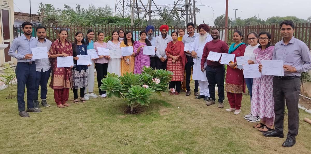 ਇੰਦਰਾ ਗਾਂਧੀ ਨੈ੪ਨਲ ਓਪਨ ਯੂਨੀਵਰਸਿਟੀ ਦੇ ਵਿਦਿਆਰਥੀਆਂ ਵਲੋਂ ਪ੍ਰੋਗਰਾਮ ਦਾ ਆਯੋਜਨ