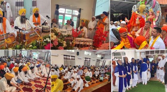 ਸ੍ਰੀ ਗਣੇਸ਼ ਮਹੋਤਸਵ ਦੇ ਪਹਿਲੇ ਦਿਨ ਪੇਸ਼ ਕੀਤੀ ਹਿੰਦੂ ਸਿੱਖ ਭਾਈਚਾਰਕ ਸਾਂਝ ਦੀ ਮਿਸਾਲ ਪੰਡਾਲ ਵਿੱਚ ਗਣੇਸ਼ ਮੂਰਤੀ ਦੀ ਸਥਾਪਨਾ ਤੋਂ ਪਹਿਲਾਂ ਕਰਵਾਏ ਸ਼੍ਰੀ ਸੁਖਮਨੀ ਸਾਹਿਬ ਦੇ ਪਾਠ ਅਤੇ ਕੀਰਤਨ ਸਮਾਗਮ 