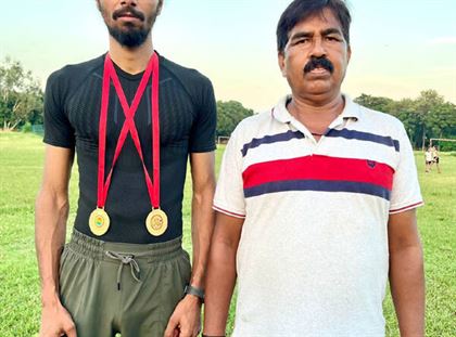 गांव सहोड़ा के हरप्रीत सिंह ने राज्य स्तरीय 1500 और 5000 मीटर दौड़ में 2 स्वर्ण पदक जीते।