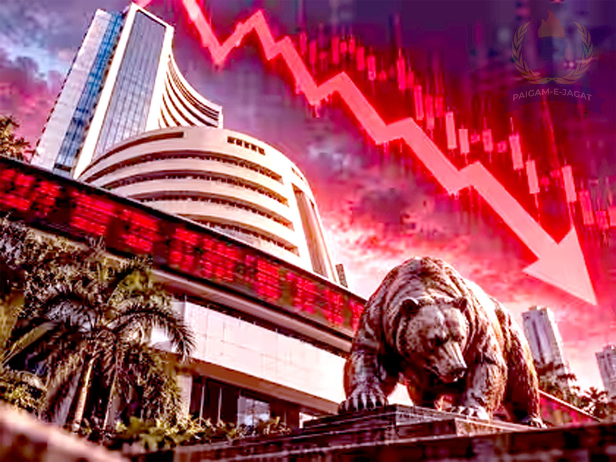 Sensex Falls to 73,030, Nifty Slips to 22,568; Rupee Also Weakens