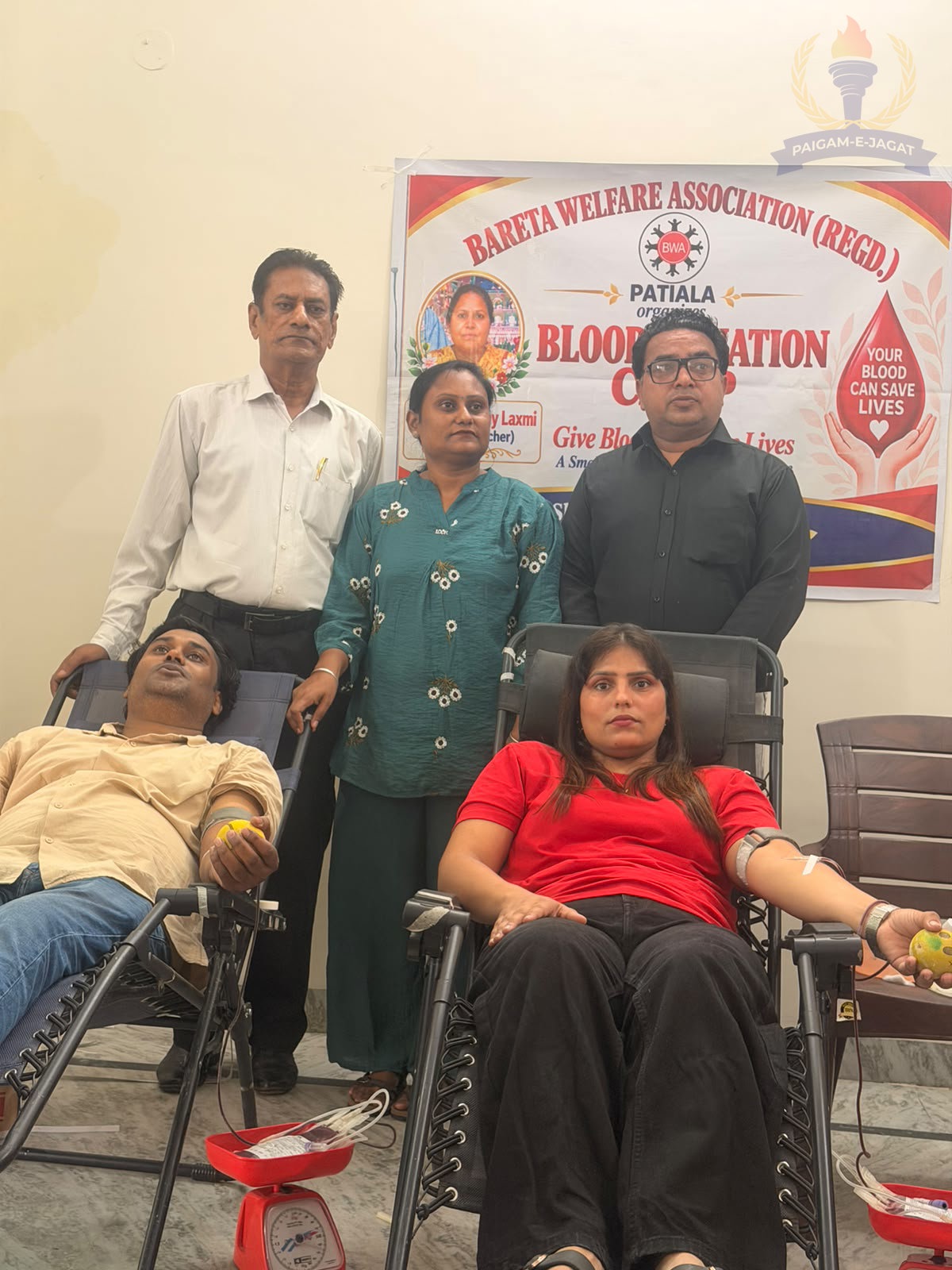 Tarksheels Participate in Blood Donation Camp at Azad Nagar