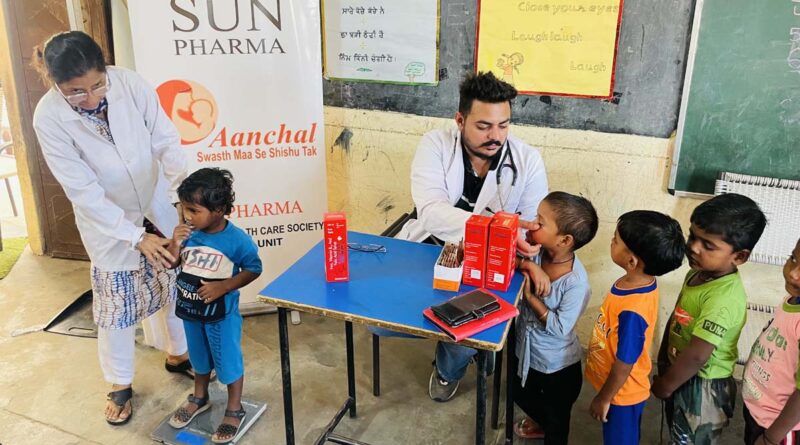 Anganwadi checkup camp organized