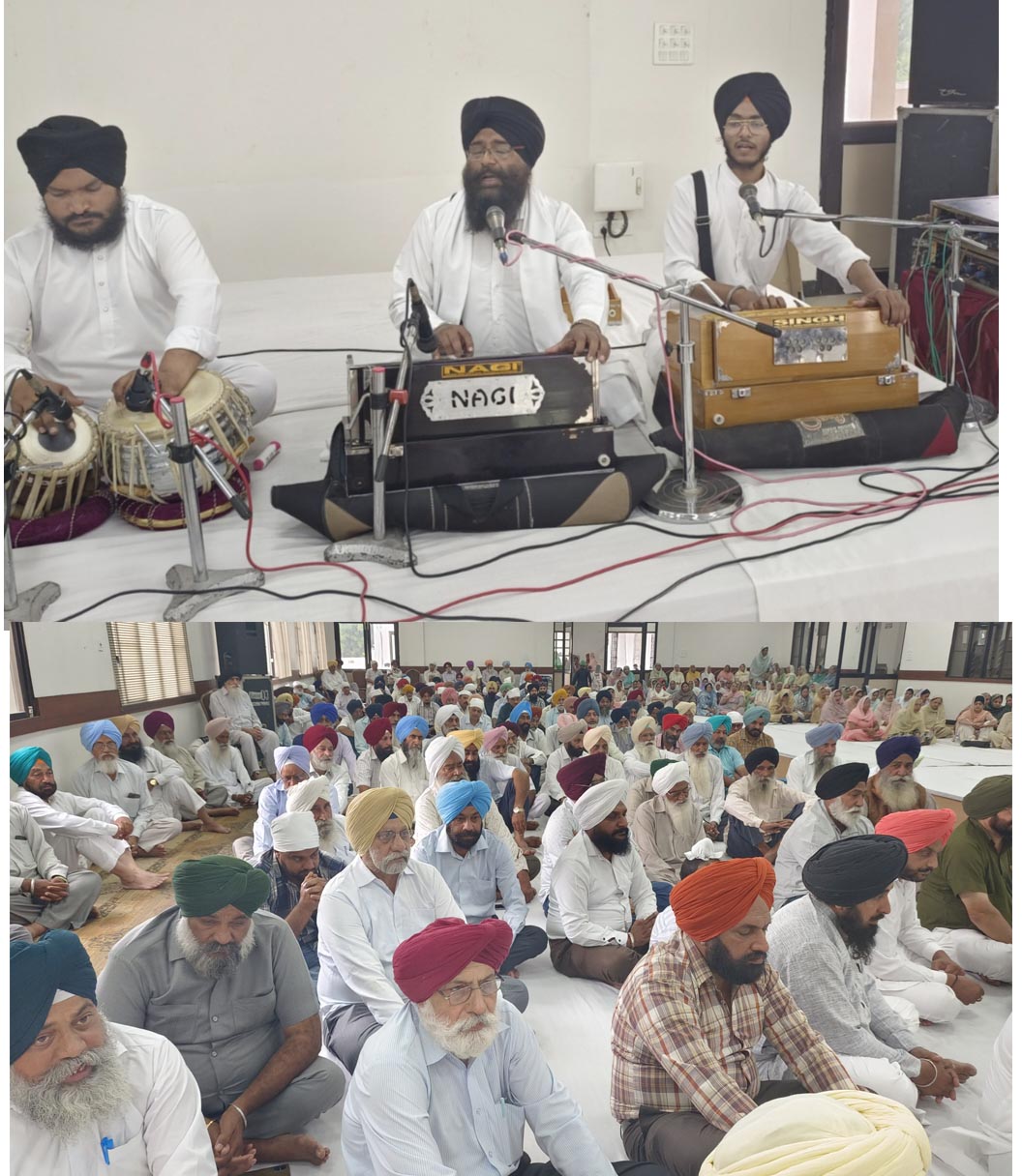 A large number of people paid tribute to Pritam Singh Hanjara on the occasion of his last prayer