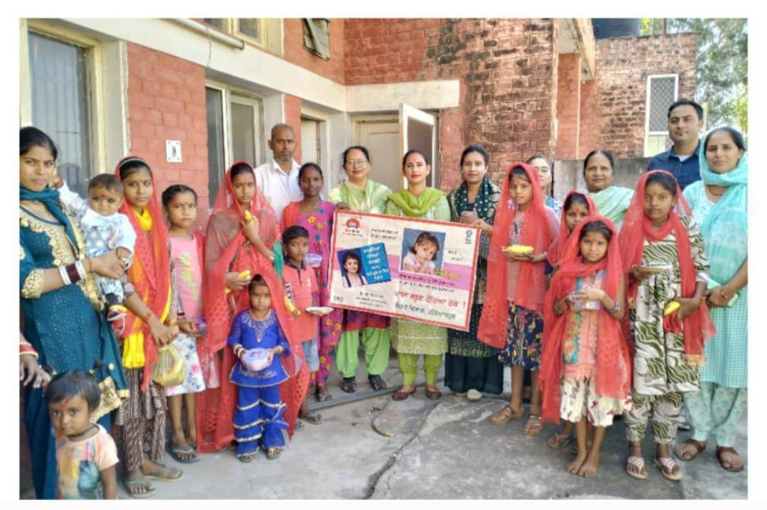 SMO Dr. Raghbir's unique initiative in Garhshankar gave the message by performing Kanjak Pooja in the sub-centres.