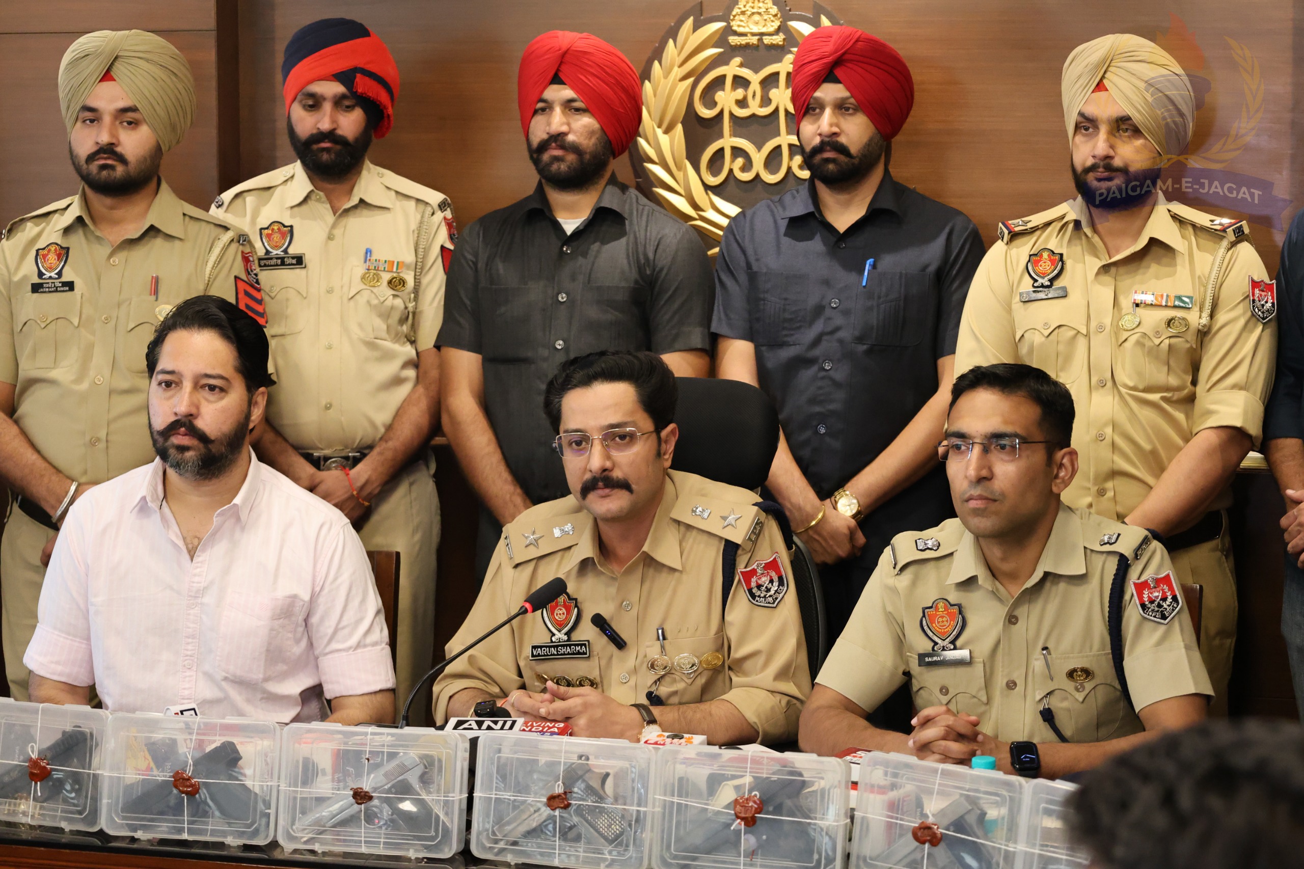 Three Members of Arms-Smuggling Gang Arrested by Mohali Police with 10 Pistols
