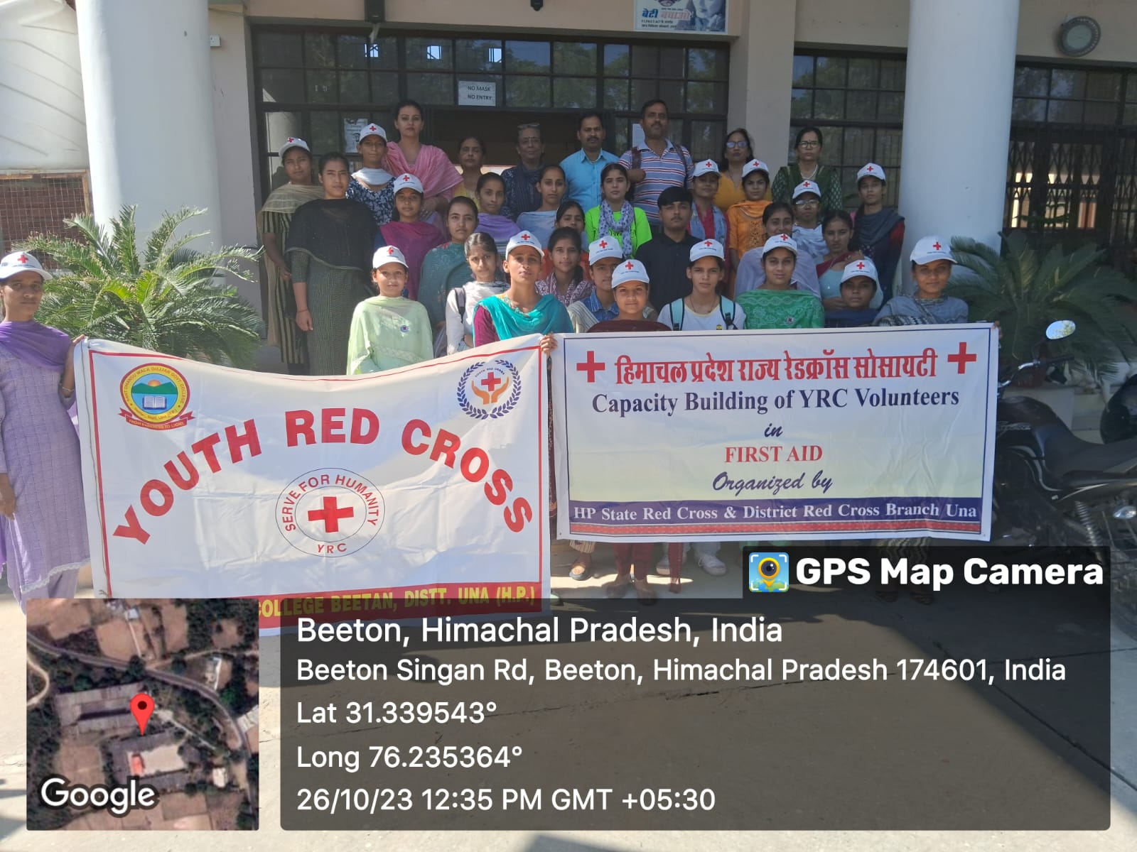 First aid treatment training program organized in Haroli, Beaton College and Himcaps.