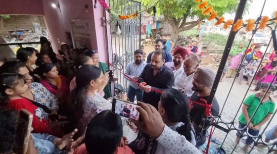 Sewing centers are being opened across the constituency to make women self-reliant: Manpreet Singh Samana