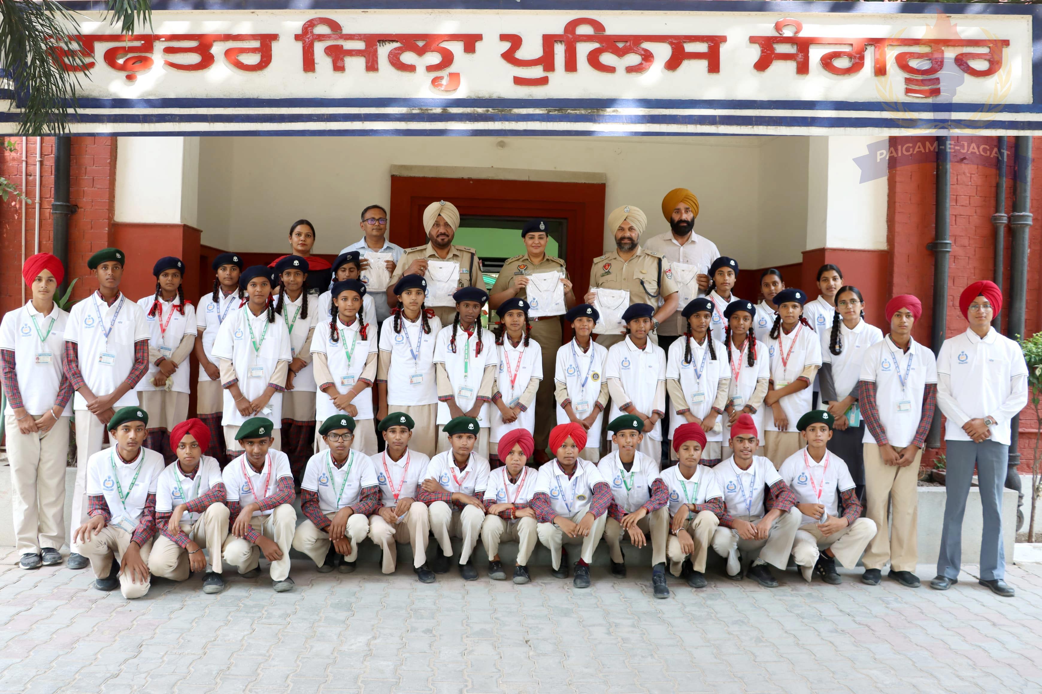 T-Shirts Distributed to Students Under Student Police Cadet Scheme
