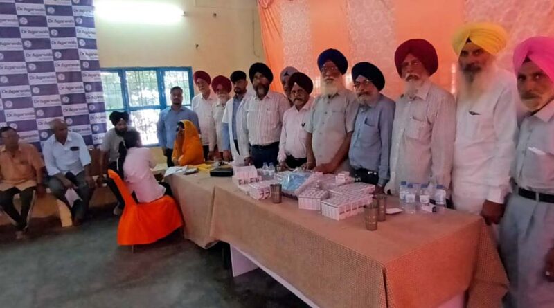 Eye examination camp organized