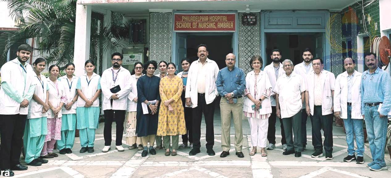CMC Ludhiana Expert Team Visits Philadelphia Hospital in Ambala City