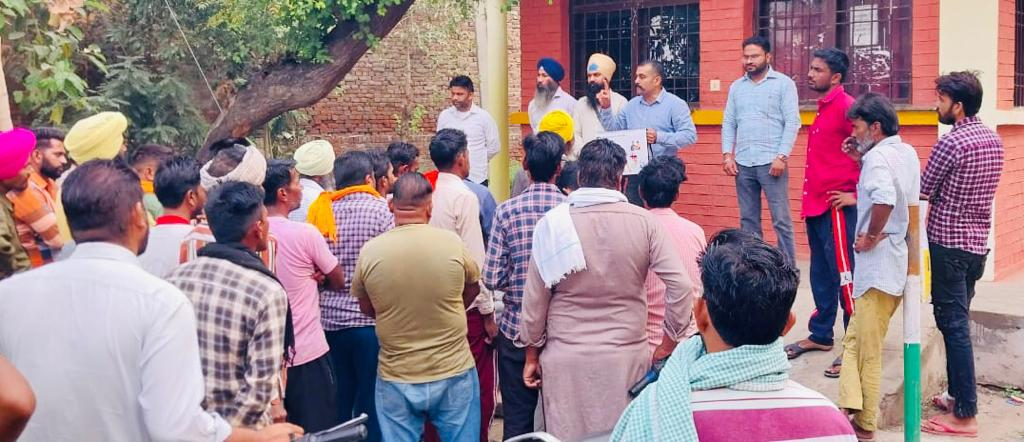 सीएचसी ममदोट में लोगों को नशे के लक्षणों के बारे में जागरूक किया गया