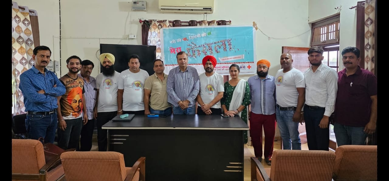 Pledge for youth will make drug free Una campaign successful, organize dialogue program in Gagret