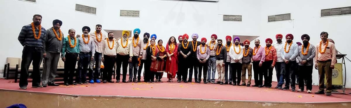 Oath taking ceremony of the winning candidates of Punjab School Education Board Employees Association organized
