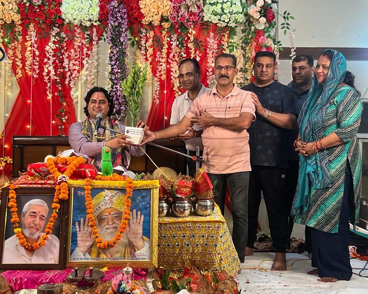 श्रीहरि मंदिर में श्रीमद्भागवत कथा जारी रही 