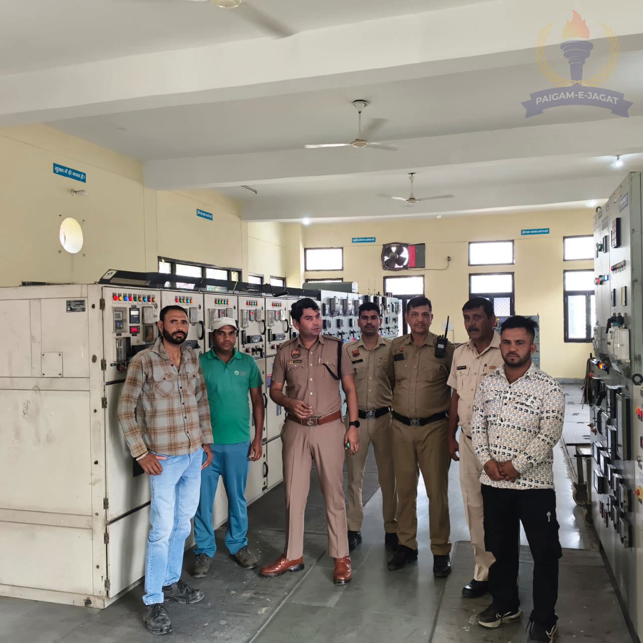 Karnal Police on High Alert Amid Electricity Employees’ Strike, Tight Security at Power Houses
