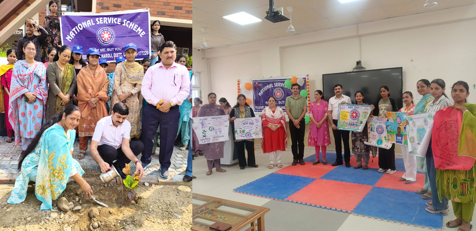 NSS Day Celebrated at Prof. Simmi Agnihotri Government College Haroli