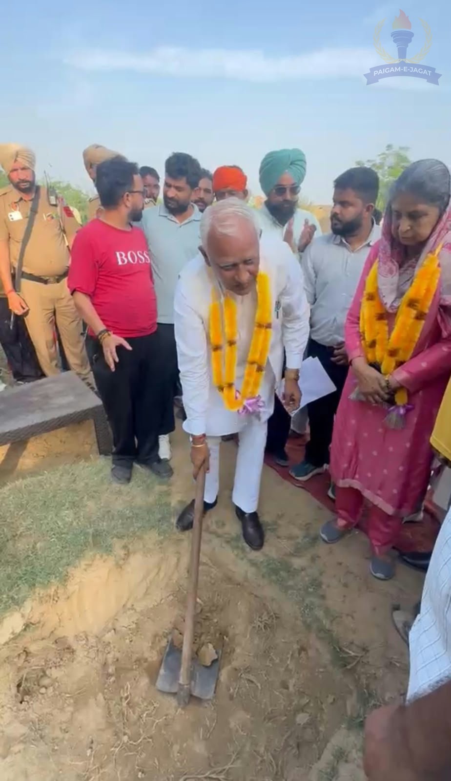 Cabinet Minister Barinder Kumar Goyal Launches Work to Install Two Steel Footbridges in Lehra Constituency