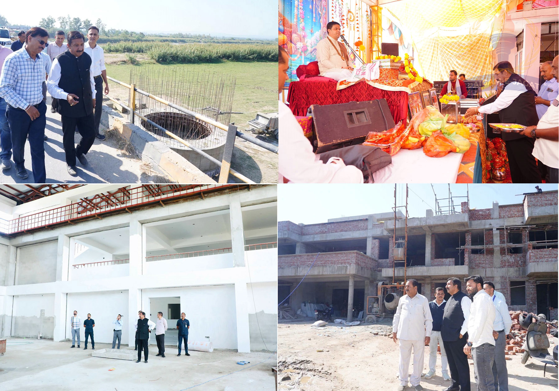 Mukesh Agnihotri Inspects Development Projects to Realise the Vision of a Golden Haroli