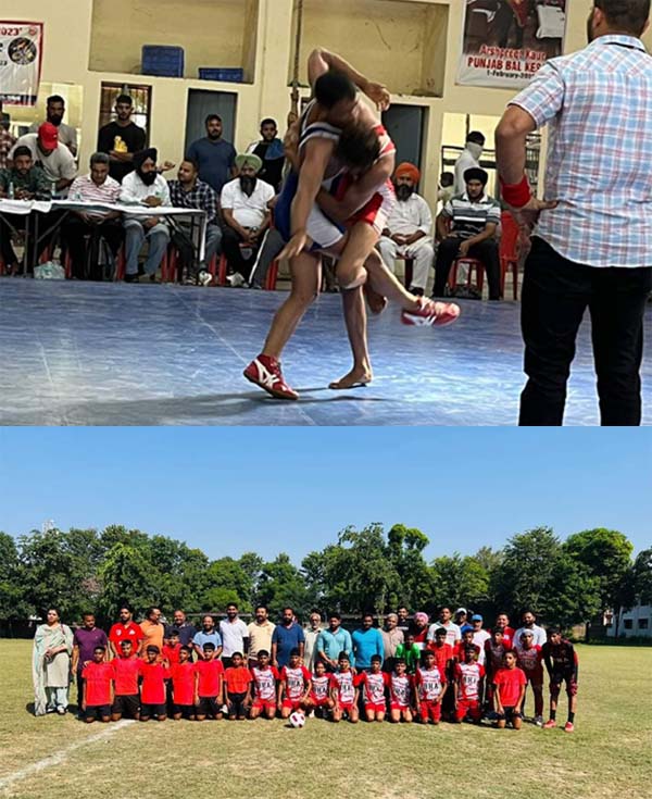 'Khedan Watan Punjab Ki-2023' - Players showed their strength in district level wrestling and football competitions.