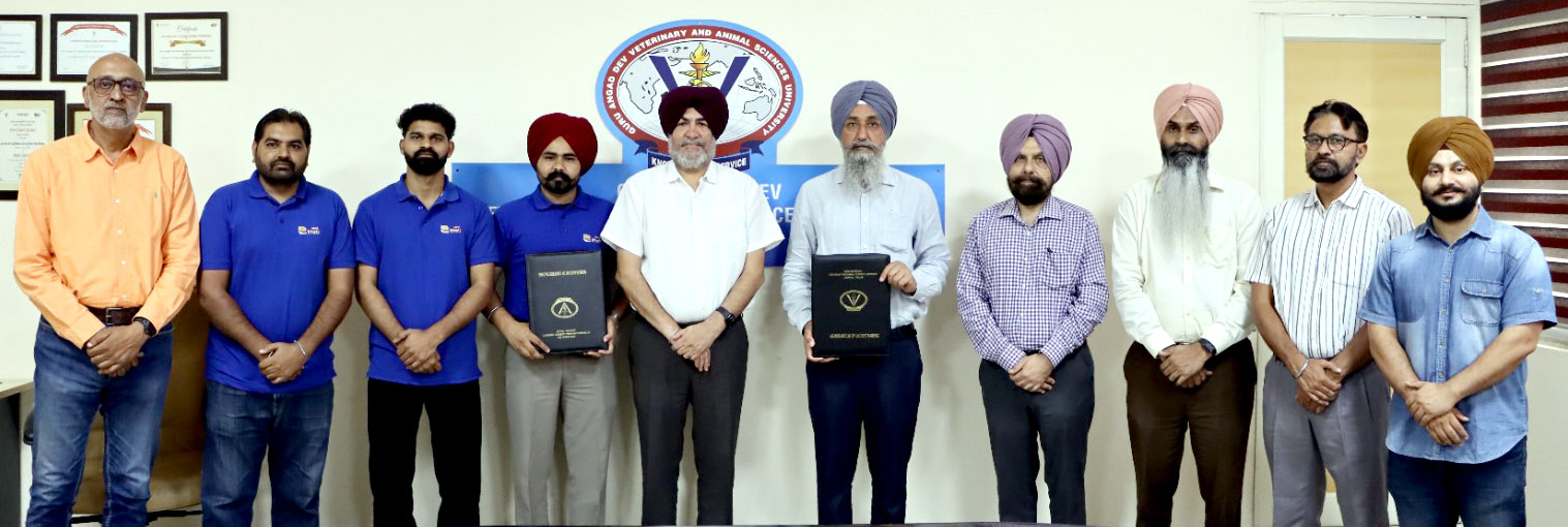 Veterinary University signs MoU with ‘Apni Kheti’ to strengthen digital extension services