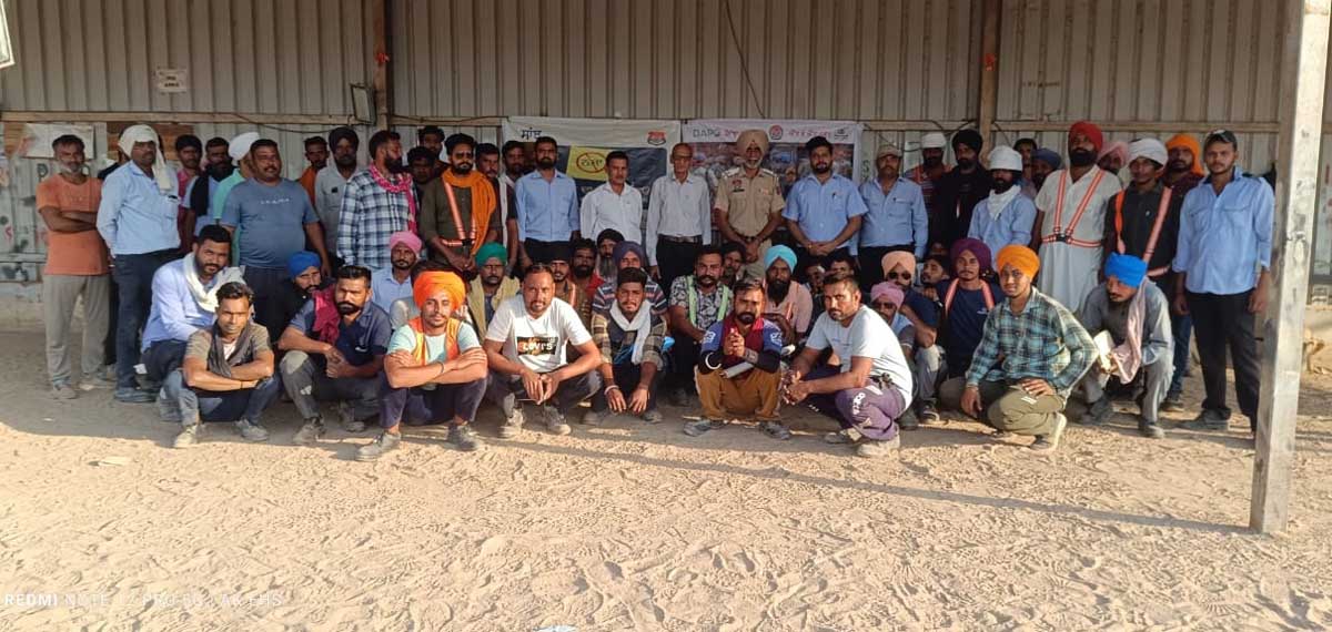 Conducted traffic awareness seminar