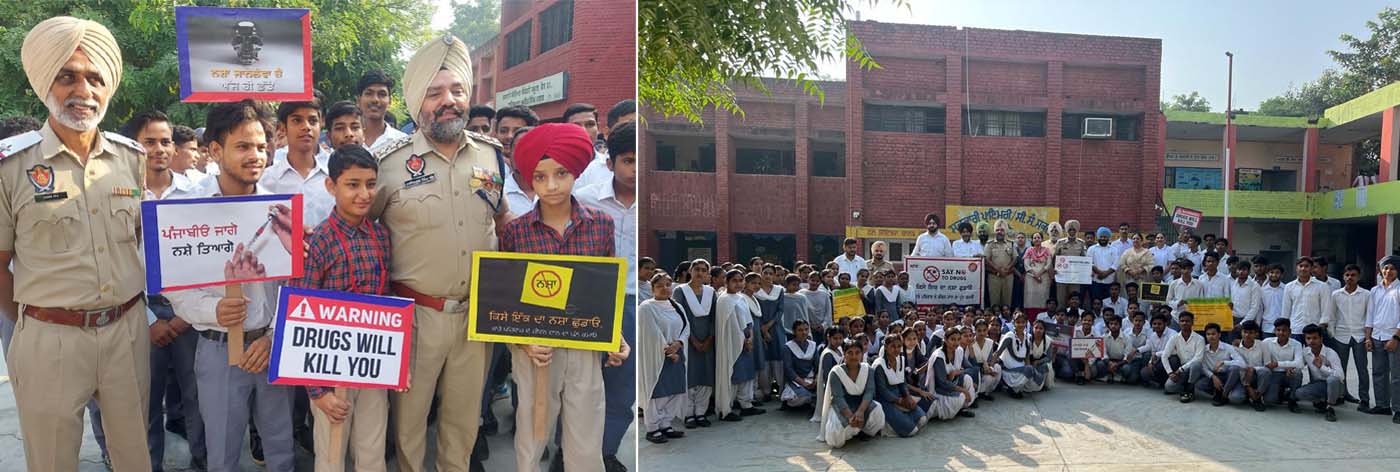 Students can make an important contribution in the prevention of drugs: Harsimran Singh Bal organized an anti-drugs seminar in the school of Phase 11.