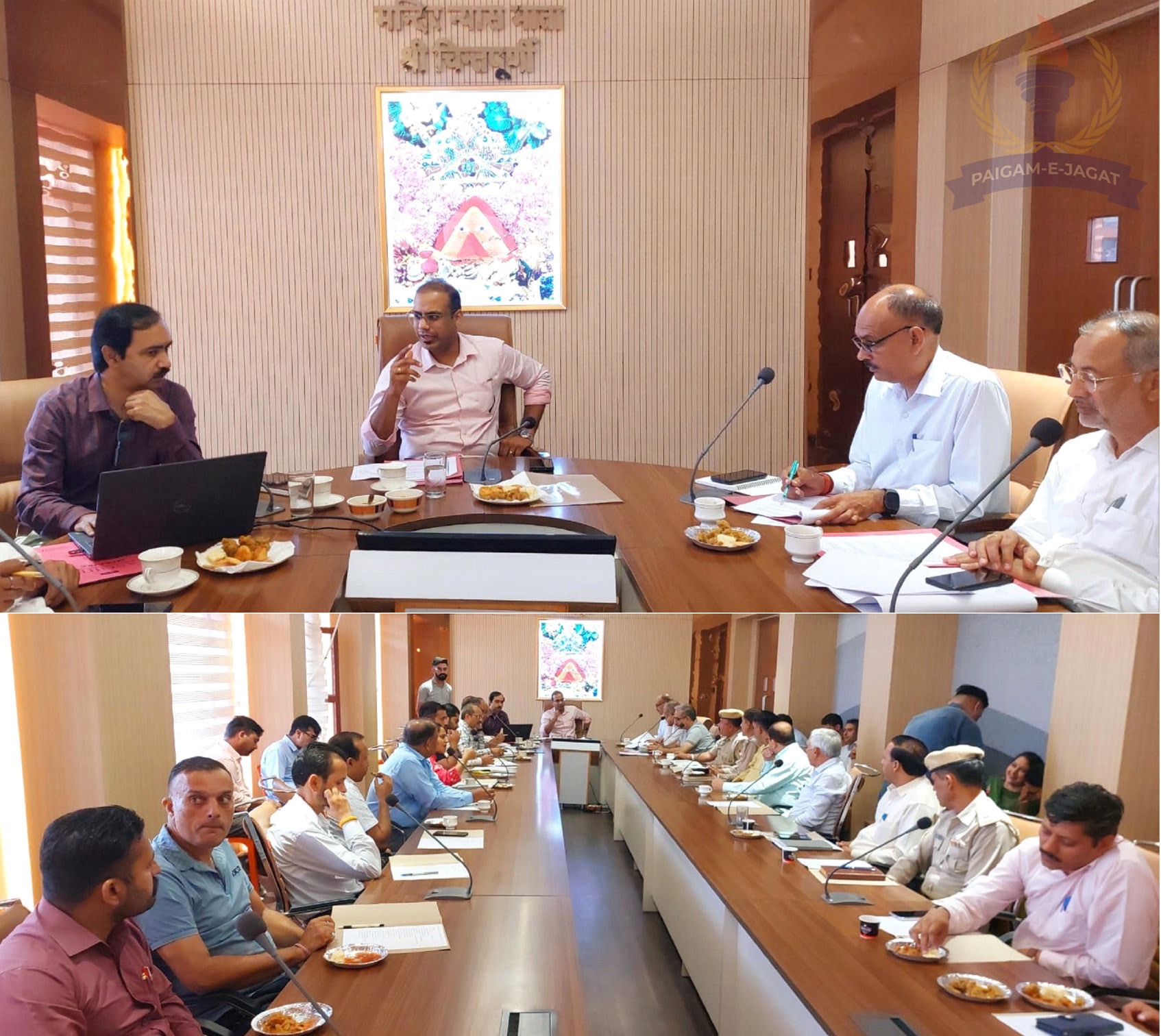 SDM Holds Meeting with Officials to Review Preparations for Ashuj Navratri Fair