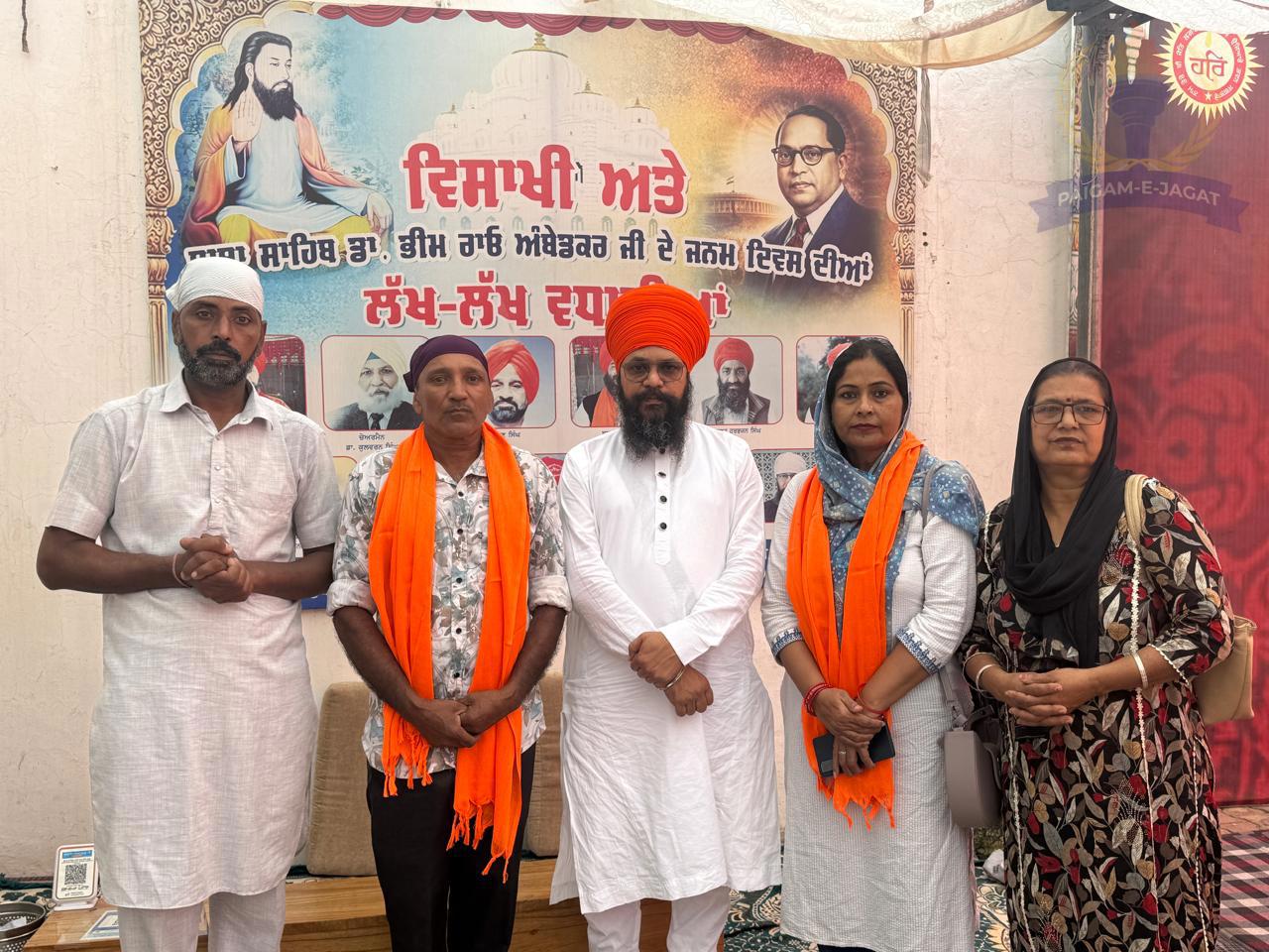 Congregation from Battian Brahmanan Pays Obesiance at Tap Asthan Sri Khuralgarh Sahib