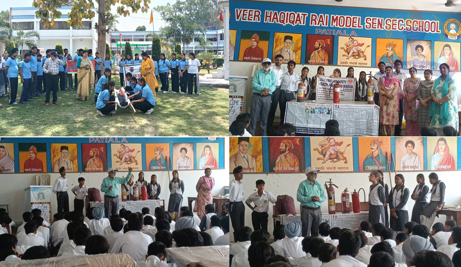 Students Trained in Fire, Gas and Electrical Safety Ahead of Diwali and Winter Season at Patiala School