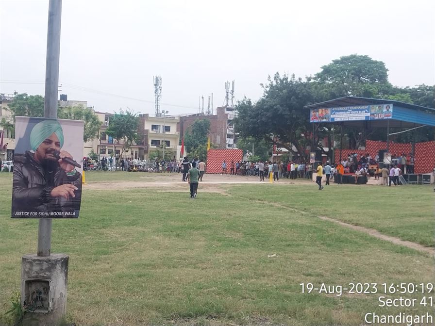 4th Cricket Tournament is being organised by Chandigarh Youth Club for Sidhu Moose Wala's memories.