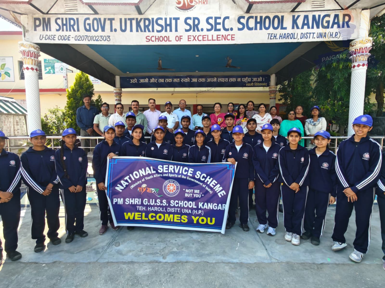NSS Special Camp Begins at PM Shri Government Senior Secondary School Kangar