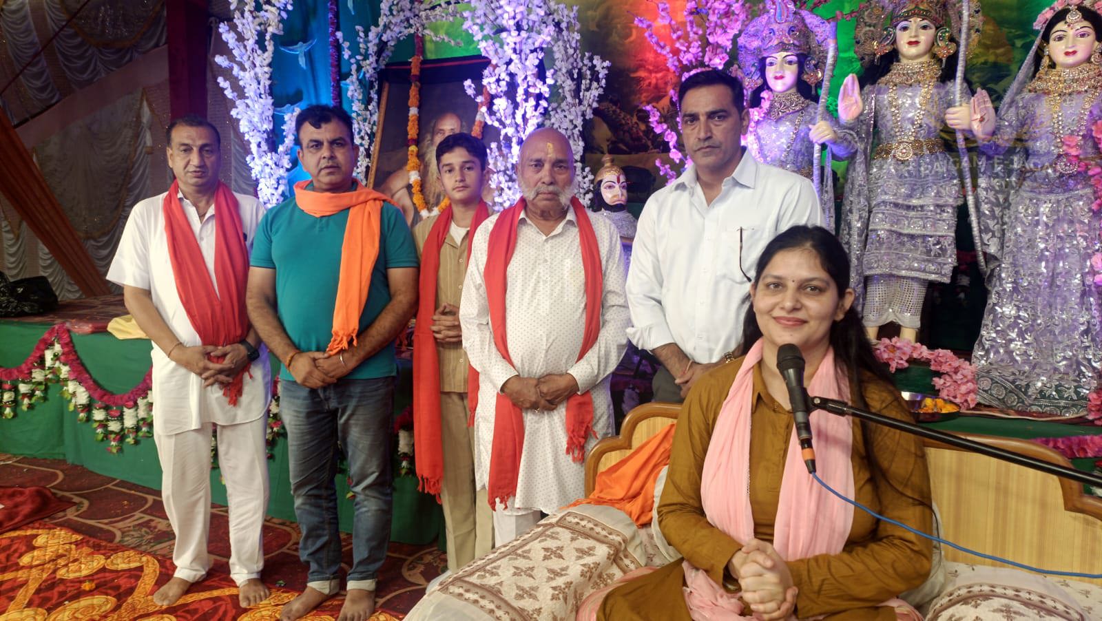 Shri Ram Katha Continues at Darbar Almast Fakir Bapu Ganga Das Ji
