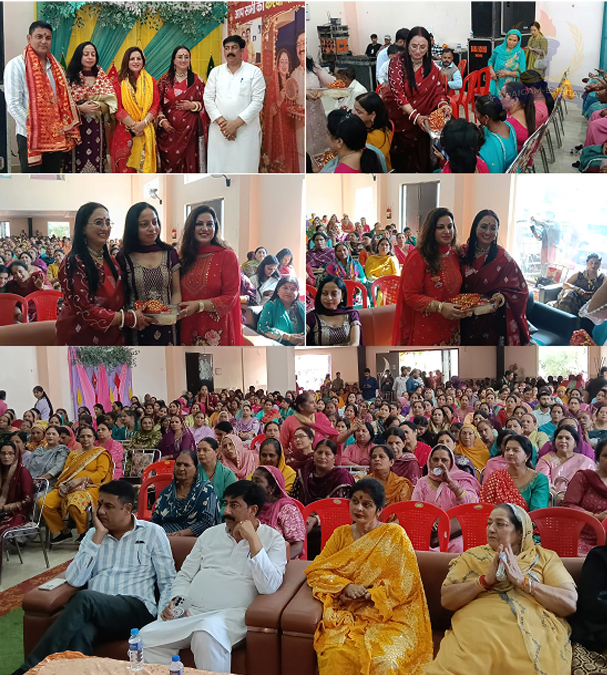 Thousands of Women Gather at Jogi Panga for Karwa Chauth Nari Shakti Samman Samaroh