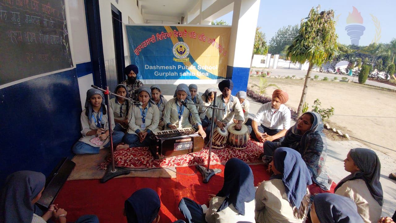 Gurmat Samagam Held at Dashmesh Public School to Mark the Parkash Purab of Guru Ram Das Ji