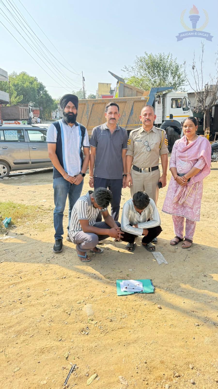 Two Arrested with 0.41 Grams of Heroin and ₹3,100 Drug Money in Tahliwal